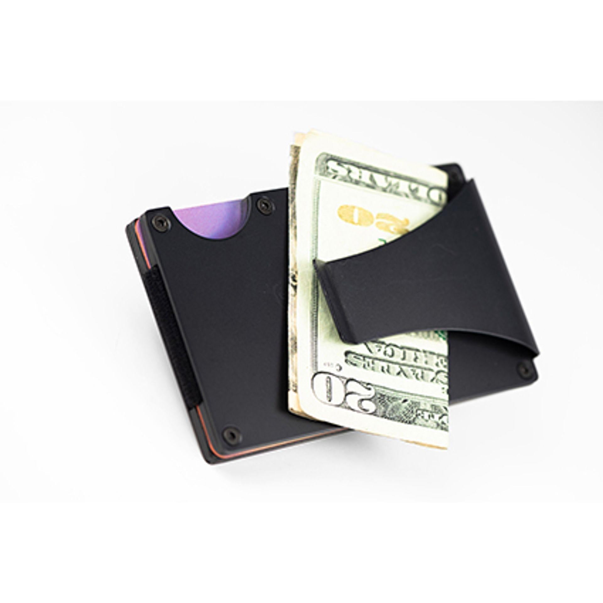Black - Back - Mad Man Black Stainless Tactical Wallet