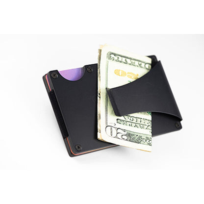 Black - Back - Mad Man Black Stainless Tactical Wallet