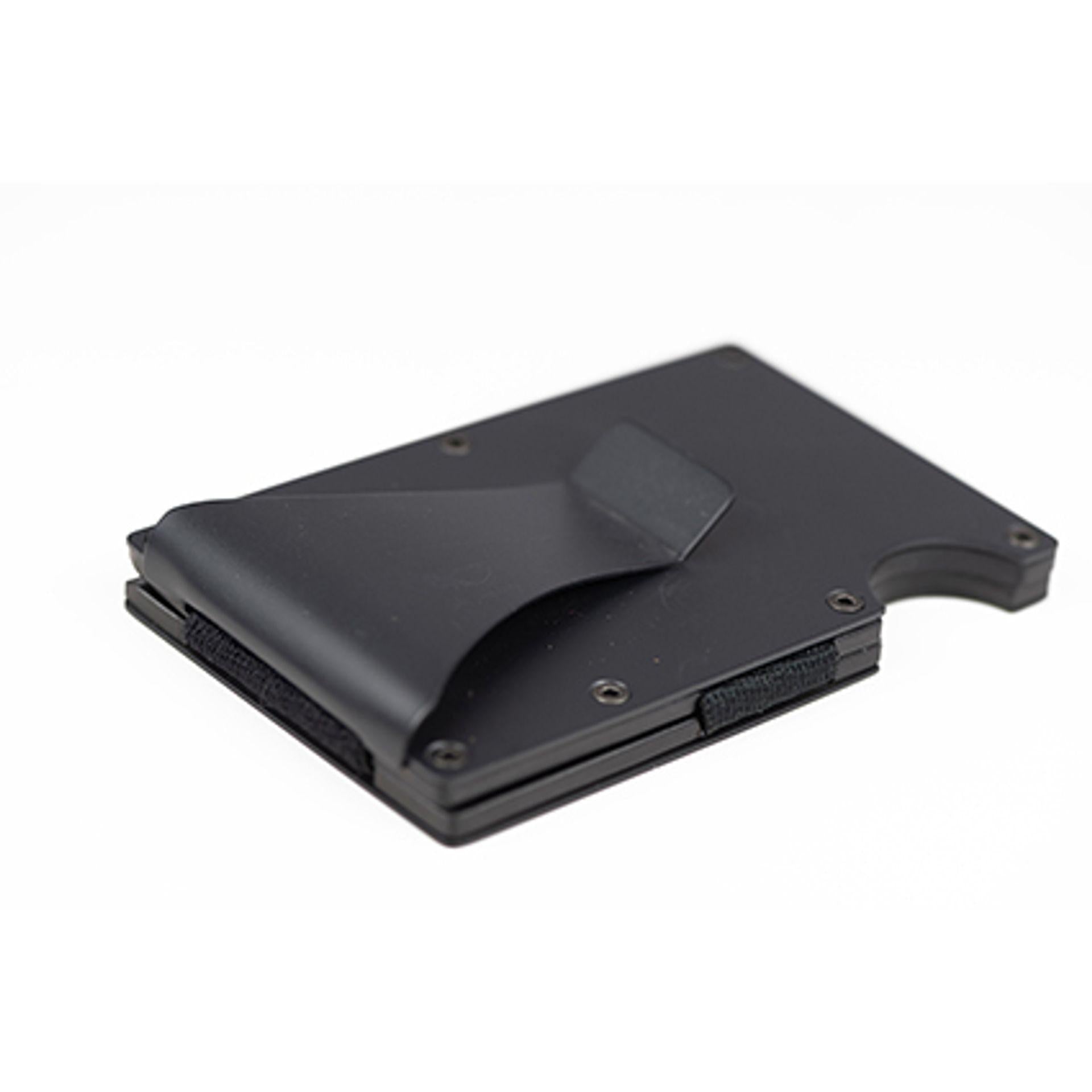 Black - Front - Mad Man Black Stainless Tactical Wallet