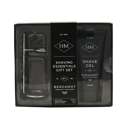 Black - Back - Harvey Makin Shaving Essentials Gift Set