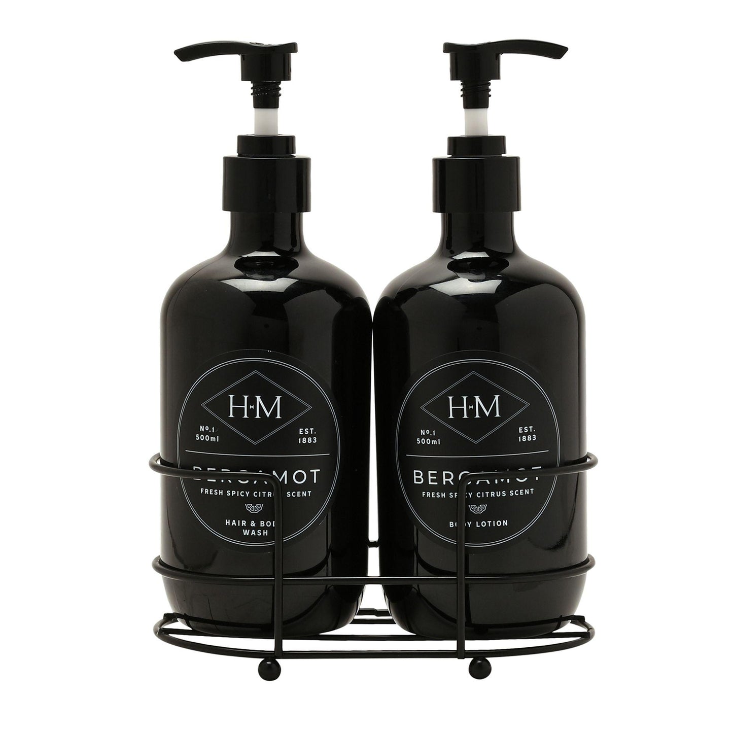 Black - Front - Harvey Makin Mens Shower Essentials Gift Set