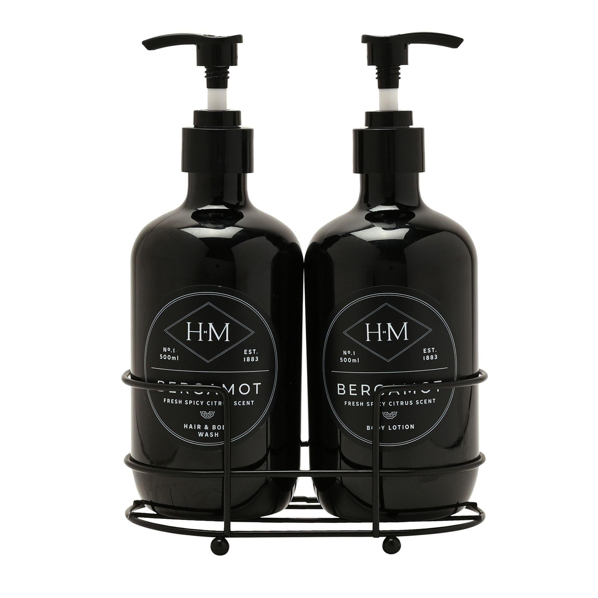 Black - Front - Harvey Makin Mens Shower Essentials Gift Set