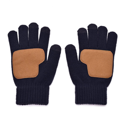 Navy blue - Lifestyle - Harvey Makin Layers Hat and Gloves Gift Set - Navy Blue