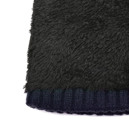 Navy blue - Pack Shot - Harvey Makin Layers Hat and Gloves Gift Set - Navy Blue