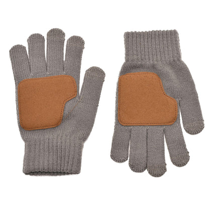 Grey - Lifestyle - Harvey Makin Layers Hat and Gloves Gift Set - Grey