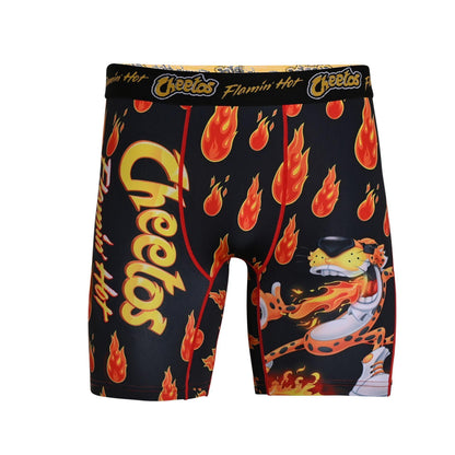 Orange - Front - Odd Sox Mens Boxers Cheetos Flamin Hot - Medium