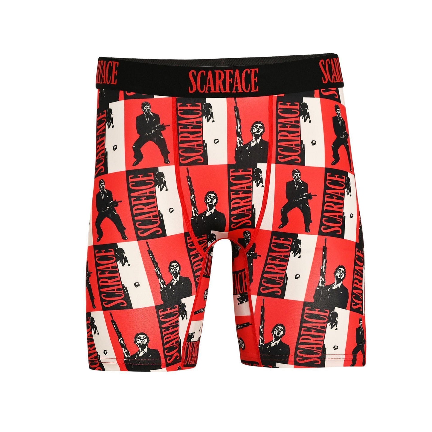Red - Front - Odd Sox Mens Boxers Scarface - Large