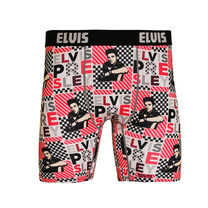 White - Front - Odd Sox Mens Boxers Elvis - Medium