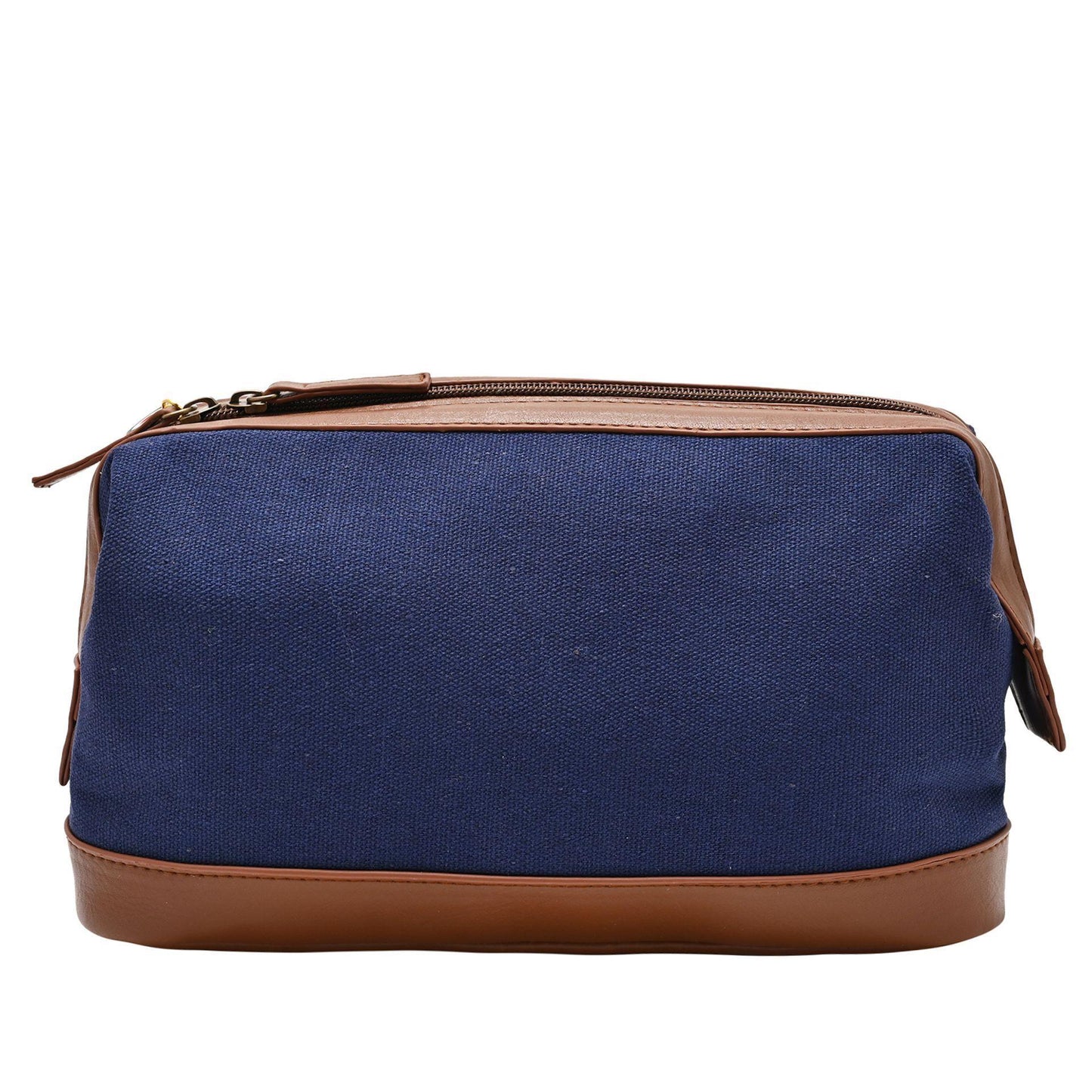 Blue - Lifestyle - RAF Canvas & Faux Leather Washbag - Spitfire