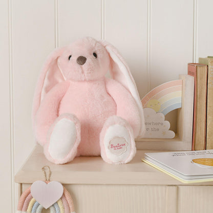 Pink - Back - Beatrice The Classical Plush Pink Bunny 30 cm