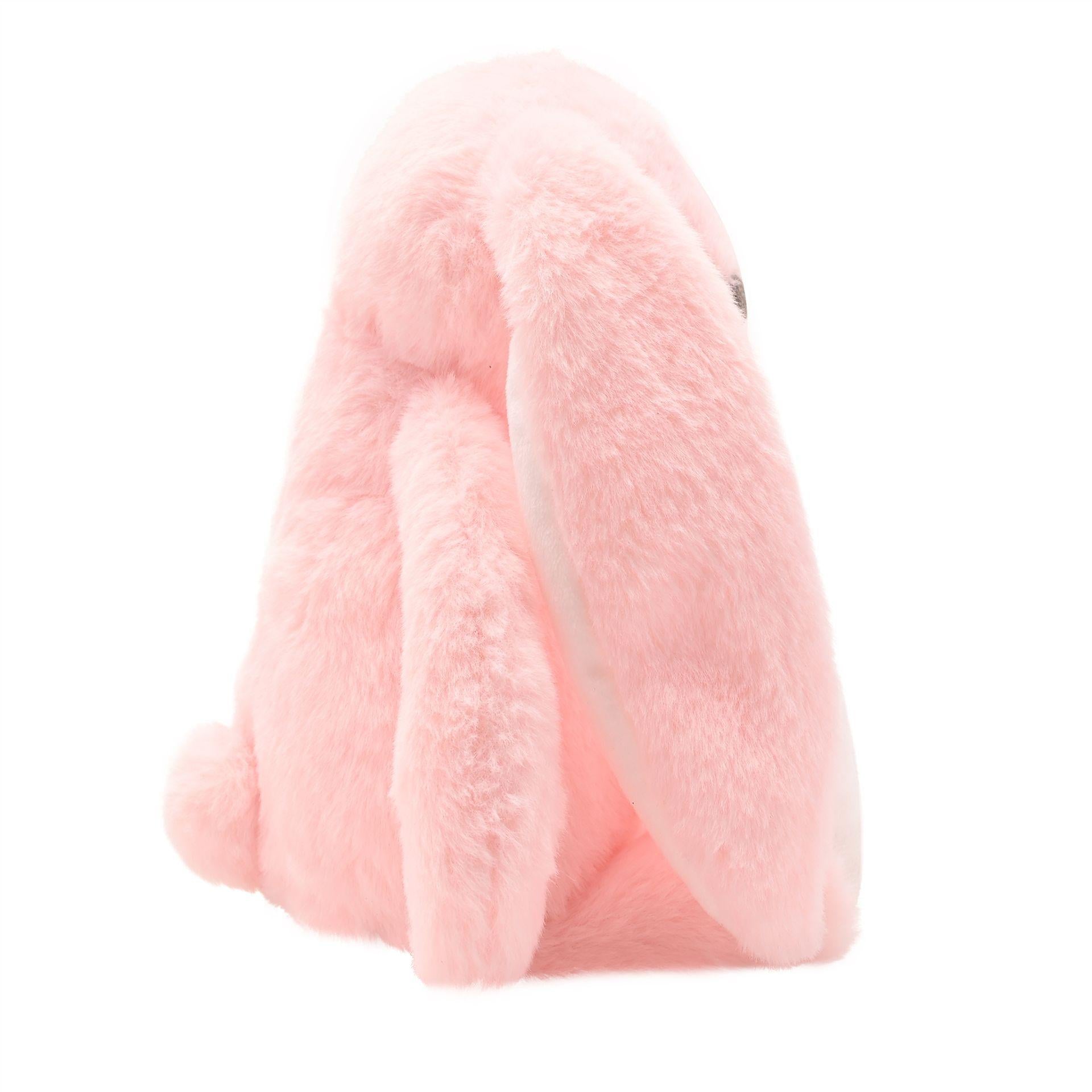 Pink - Side - Beatrice The Classical Plush Pink Bunny 30 cm