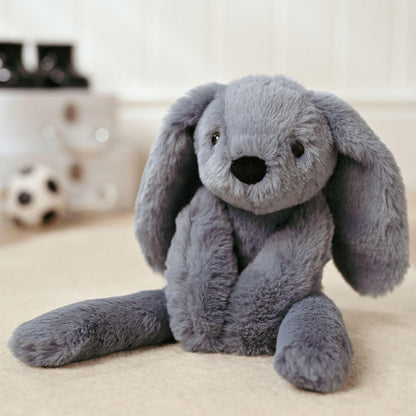 Dark Grey - Back - Sonny The Plush Long Leg Petrol Bunny 35 cm