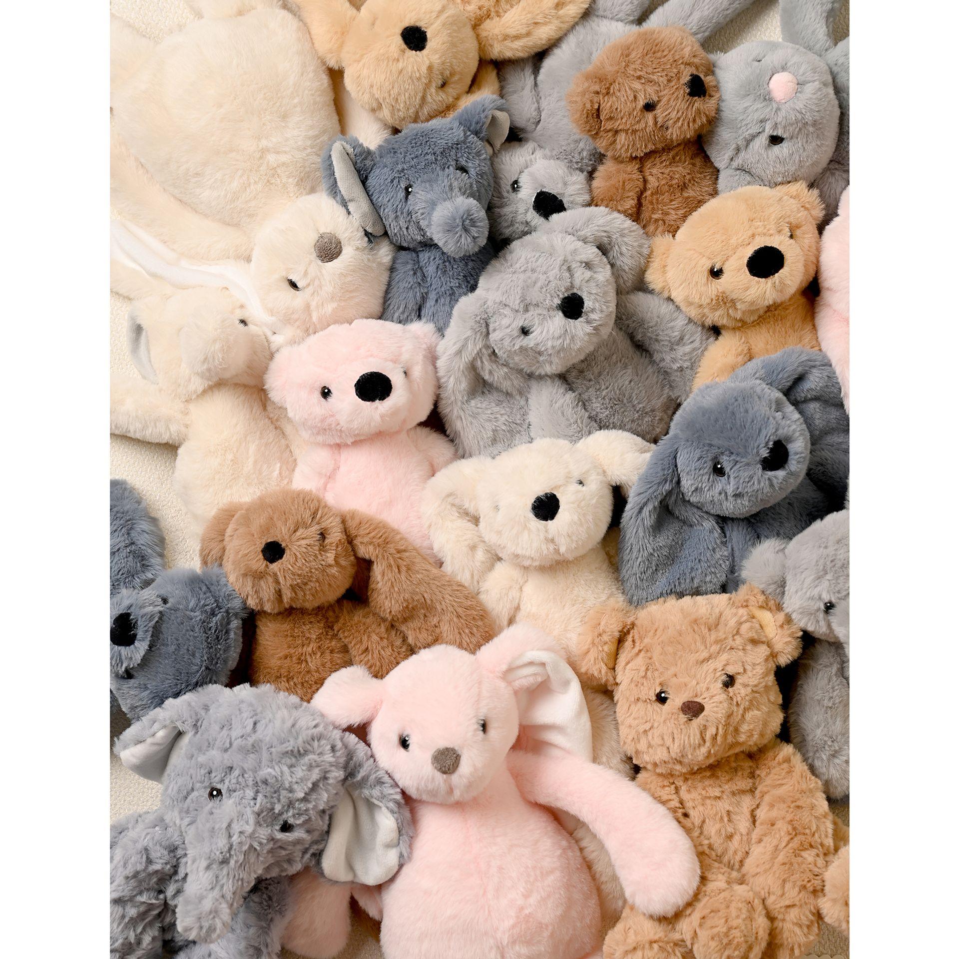 Dark Grey - Close up - Sonny The Plush Long Leg Petrol Bunny 35 cm
