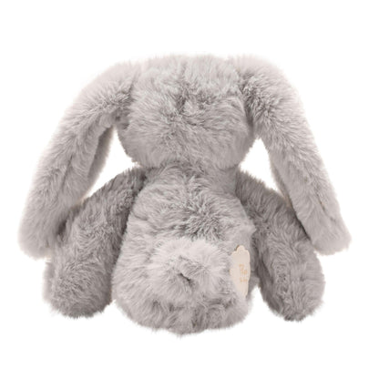 Grey - Side - Theo The Plush Long Leg Grey Bunny 35 cm