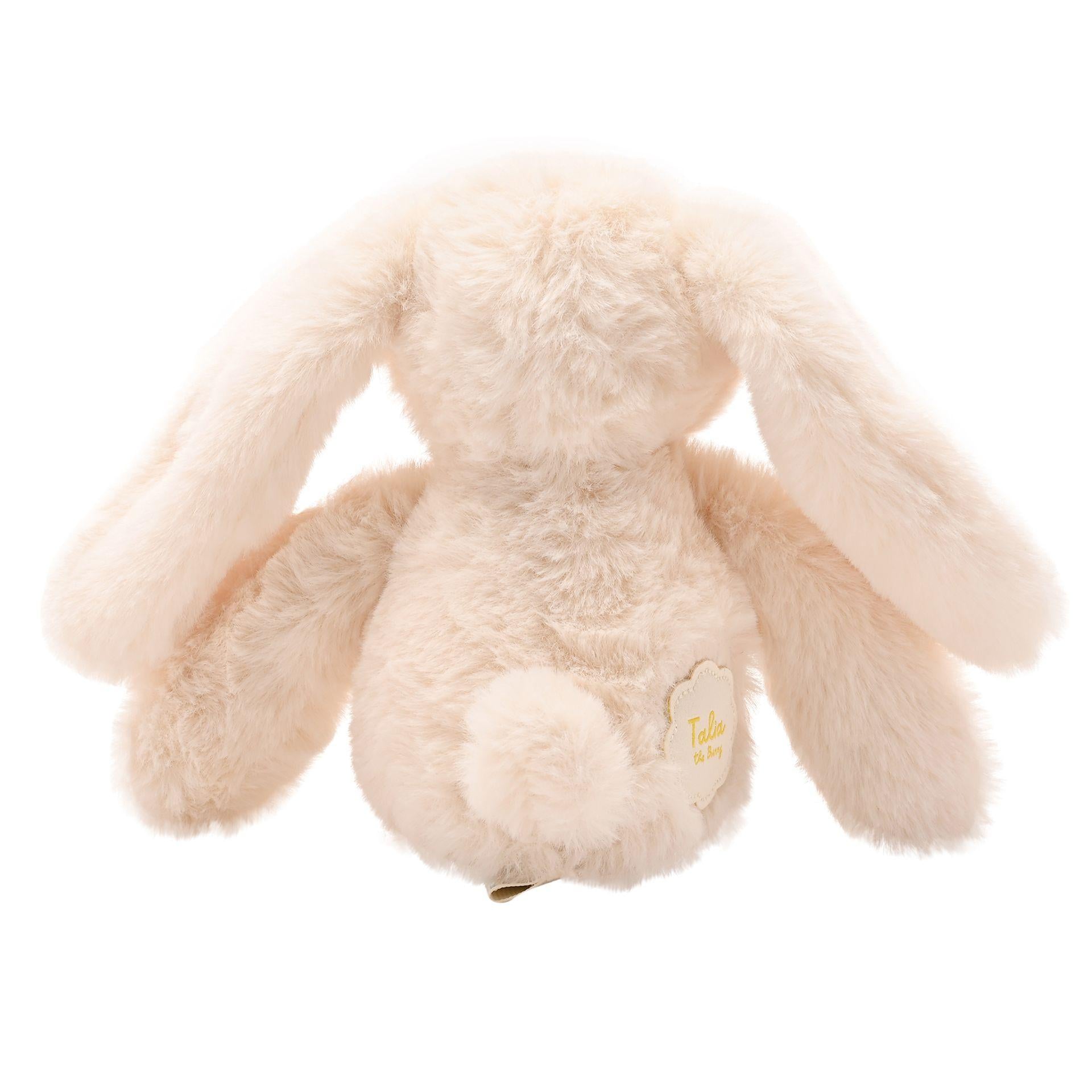 Cream - Side - Talia The Plush Long Leg Cream Bunny 35 cm