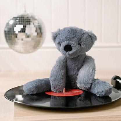 Blue - Back - Pip The Plush Long Leg Blue Teddy Bear 30 cm