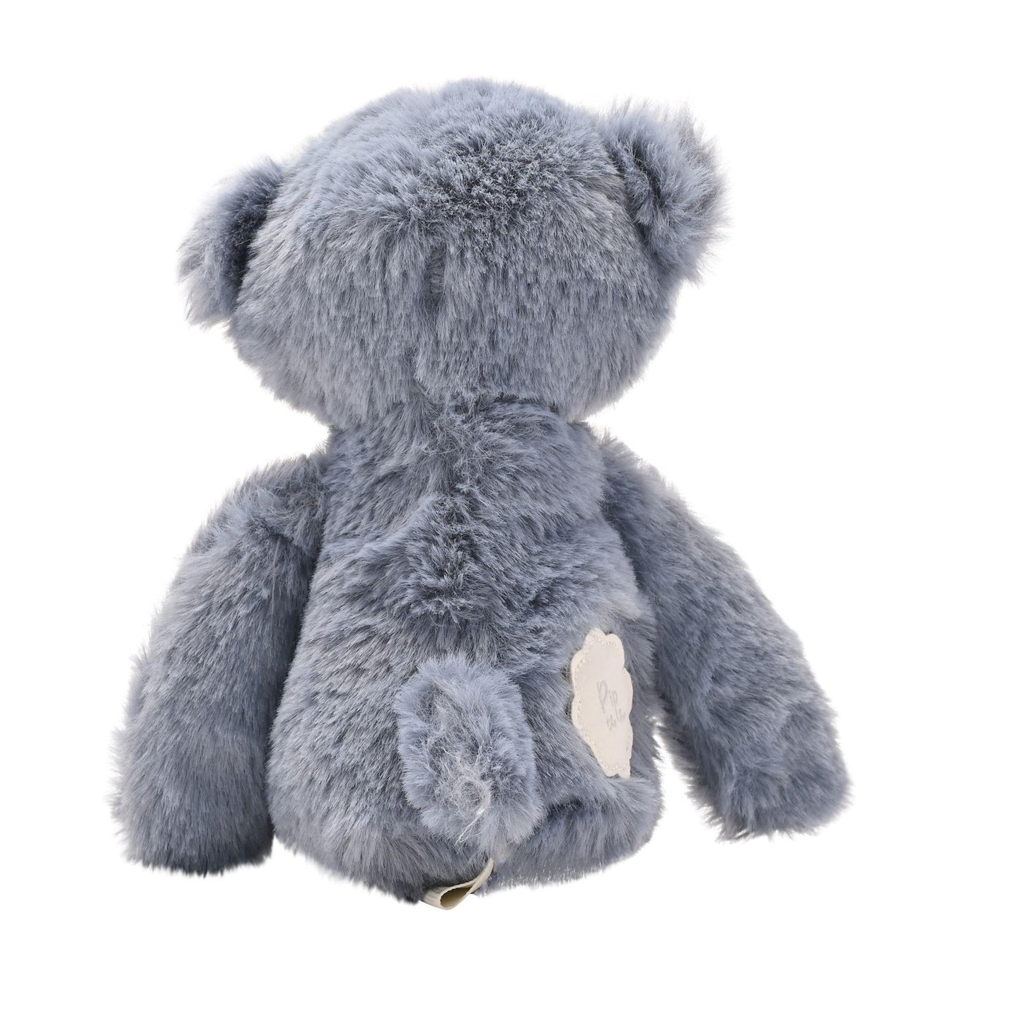 Blue - Side - Pip The Plush Long Leg Blue Teddy Bear 30 cm