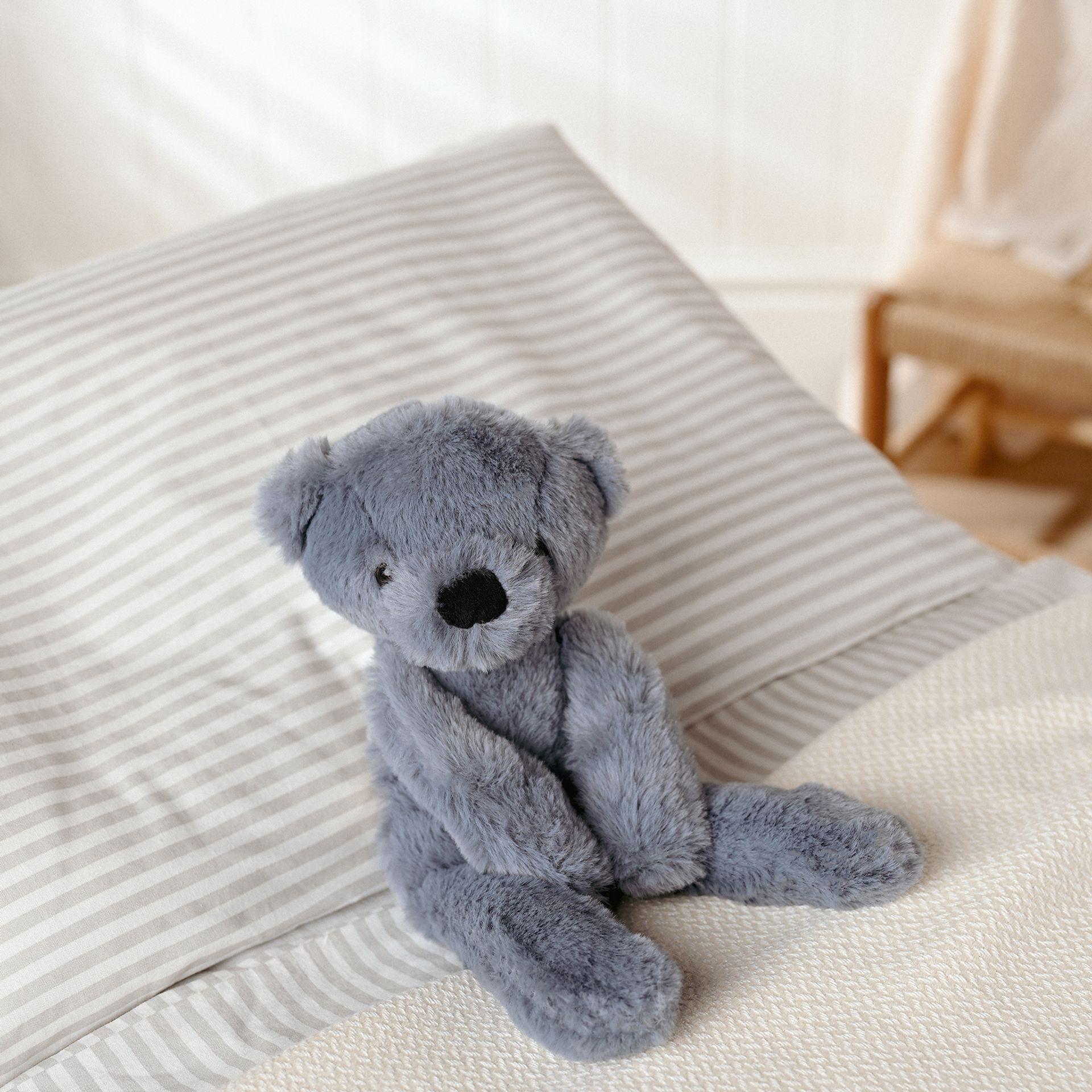 Blue - Pack Shot - Pip The Plush Long Leg Blue Teddy Bear 30 cm
