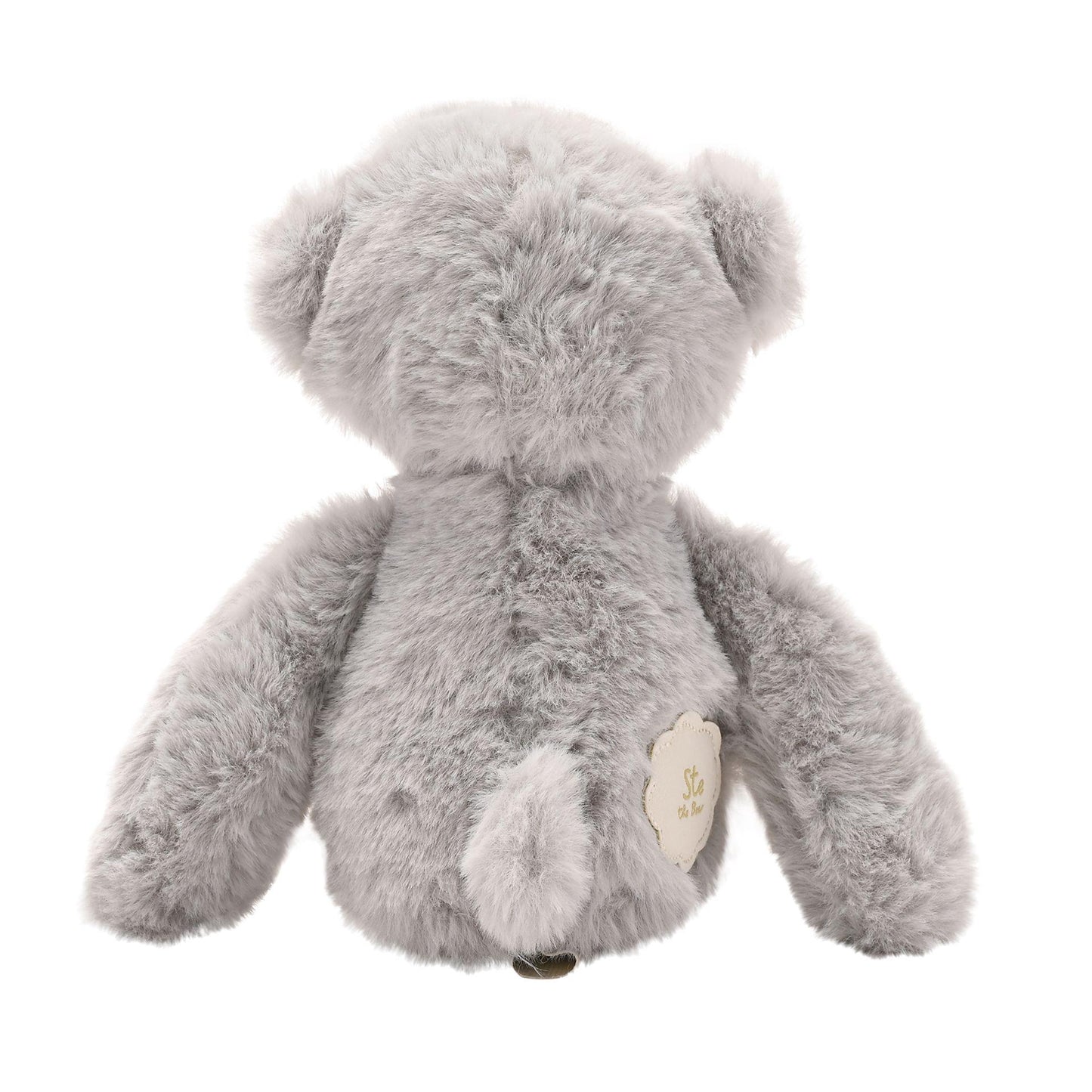 Grey - Side - Ste The Plush Long Leg Grey Teddy Bear 30 cm