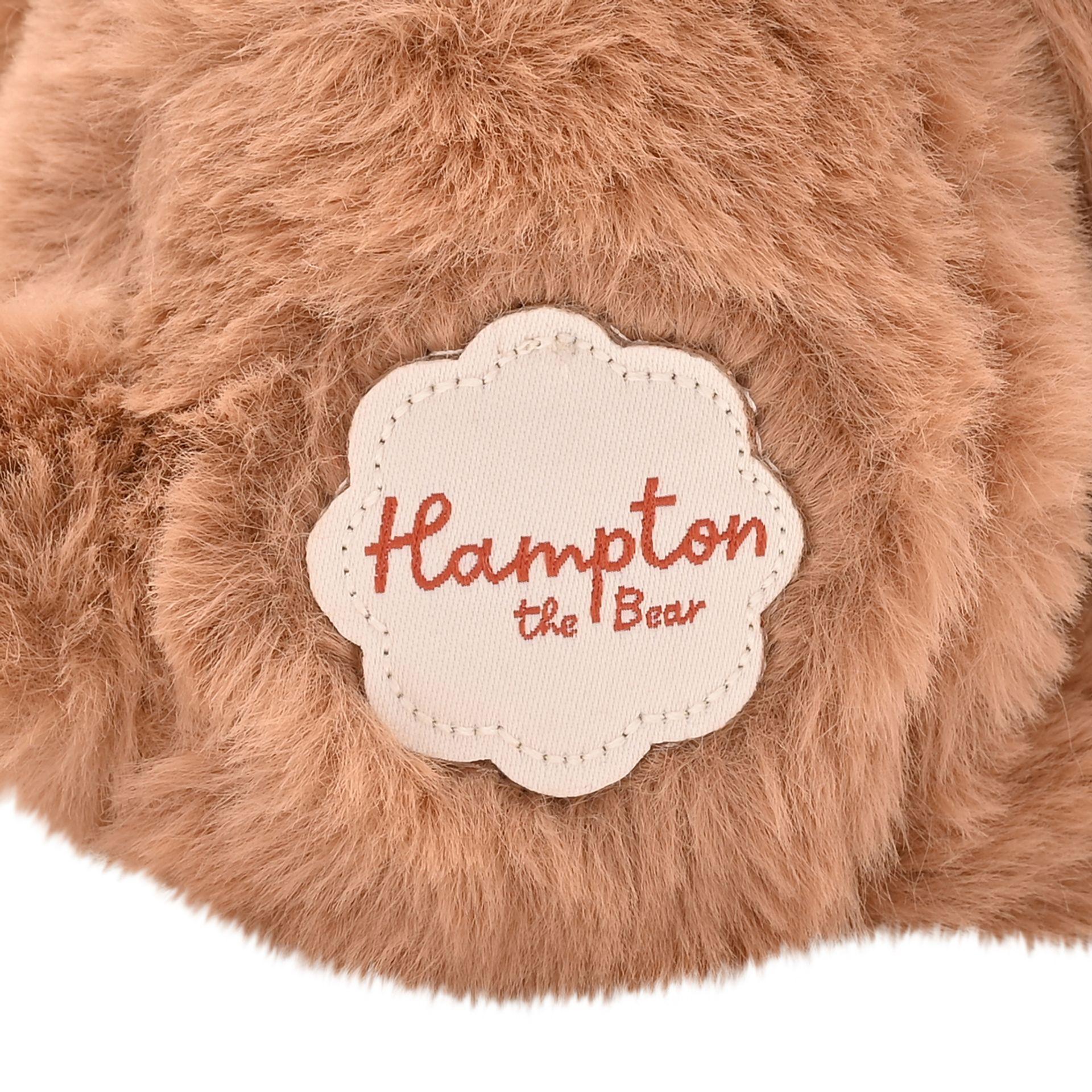Dark Brown - Pack Shot - Hampton The Plush Long Leg Dark Brown Teddy Bear 30 cm