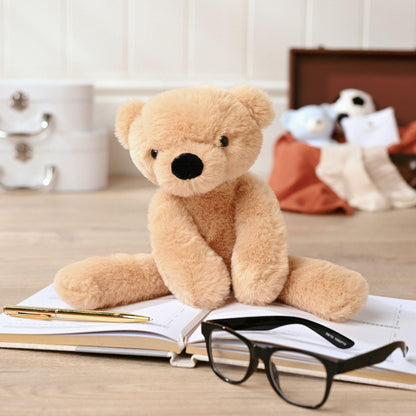 Light brown - Back - Hudson The Plush Long Leg Light Brown Teddy Bear 30 cm