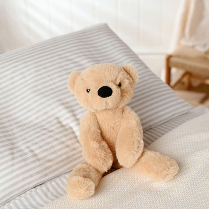 Light brown - Close up - Hudson The Plush Long Leg Light Brown Teddy Bear 30 cm