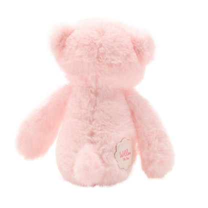 Pink - Side - Willow The Plush Long Leg Light Pink Teddy Bear 30 cm