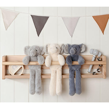 Dark Grey - Lifestyle - George The Plush Long Leg Petrol Elephant 35 cm