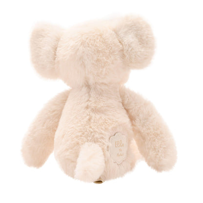 Cream - Side - Ellie The Plush Long Leg Cream Elephant 35 cm