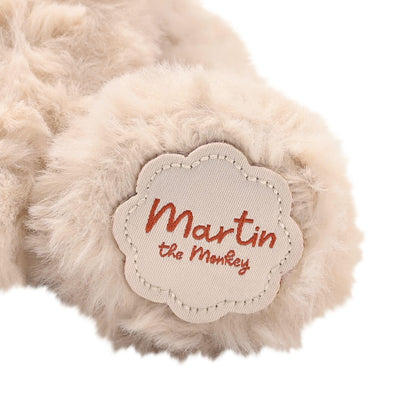 Light brown - Pack Shot - Martin The Plush Sitting Light Brown Monkey 22 cm
