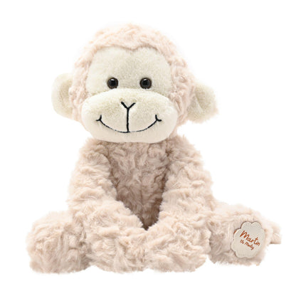 Light brown - Front - Martin The Plush Sitting Light Brown Monkey 22 cm