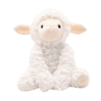 White - Front - Lottie The Plush Sitting White Lamb 22 cm
