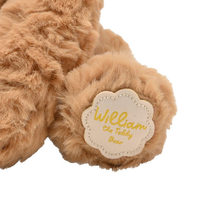 Brown - Pack Shot - William The Plush Sitting Brown Teddy Bear 22 cm