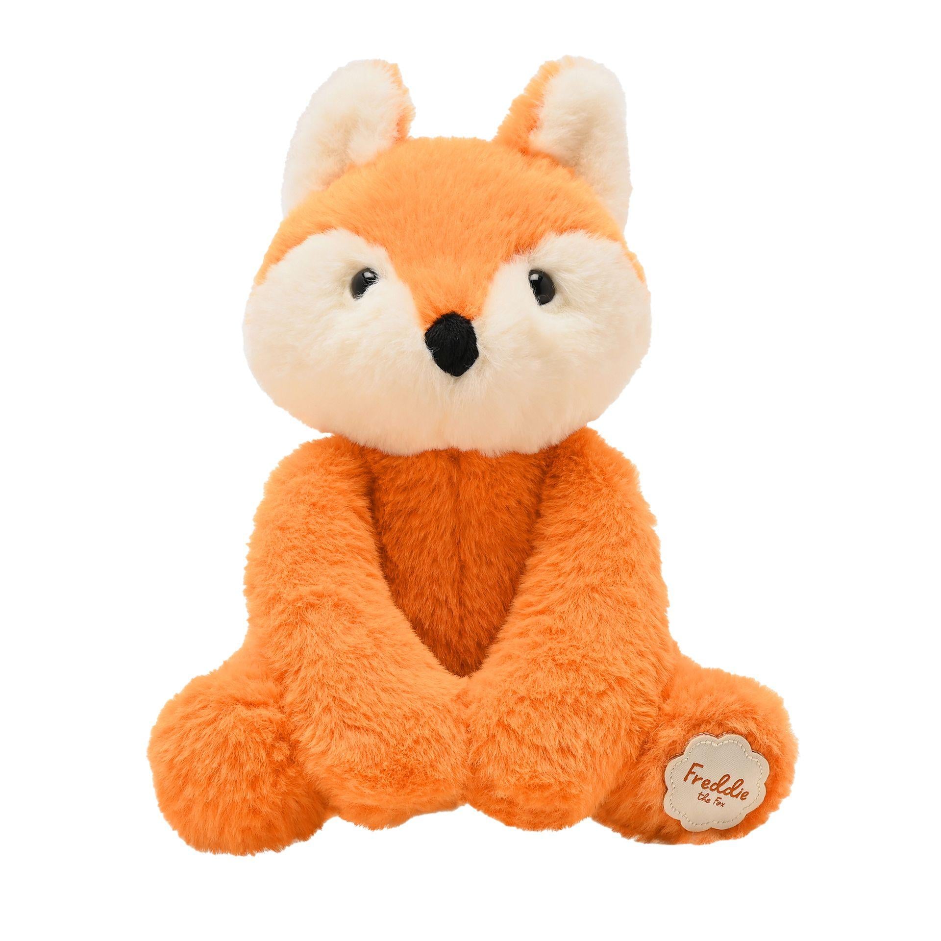 Orange - Front - Freddie The Plush Sitting Brown Fox 22 cm