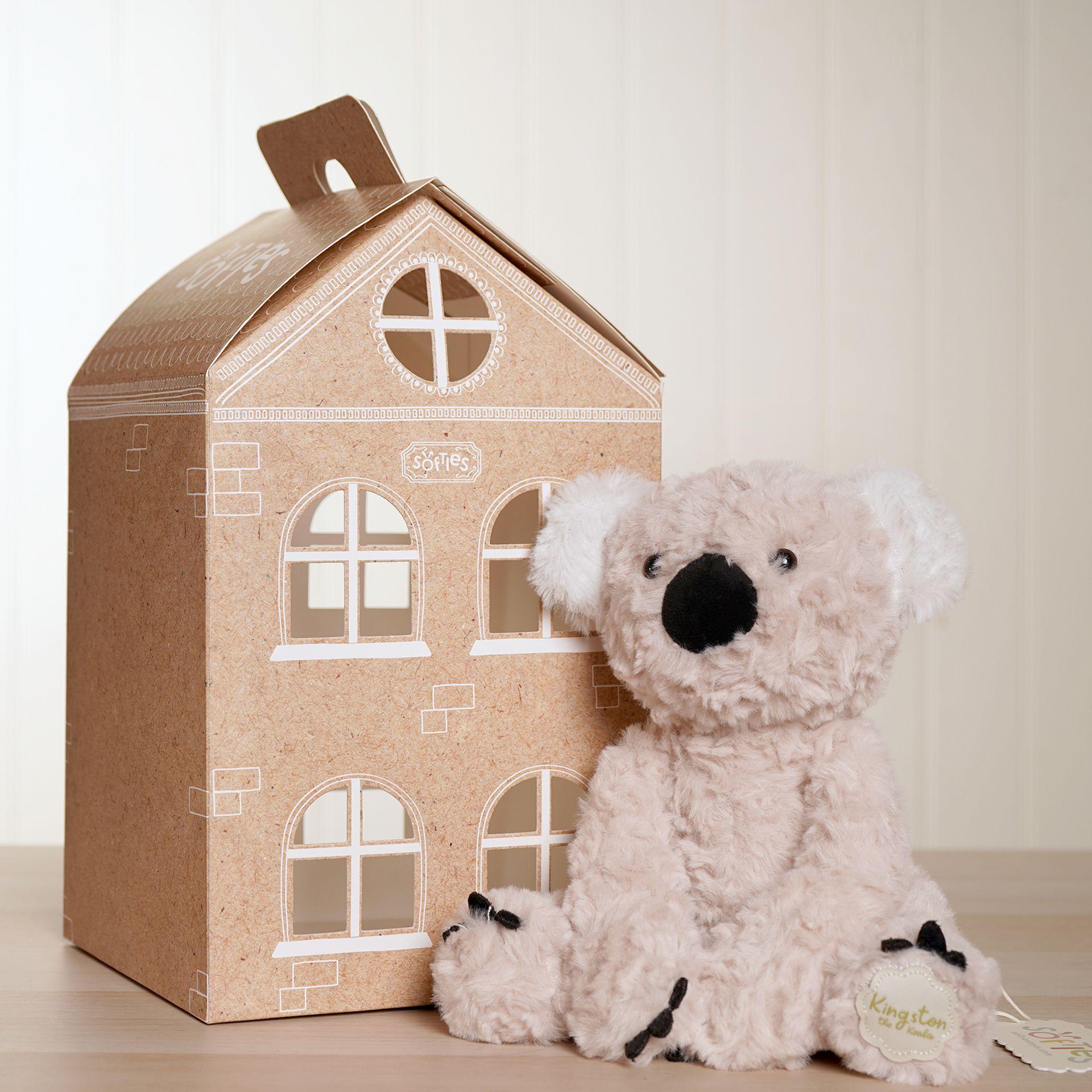 Light brown - Close up - Kingston The Plush Sitting Light Brown Koala Bear 22 cm