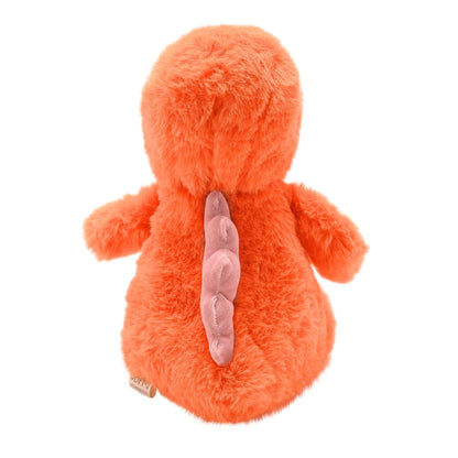 Orange - Lifestyle - Daphne The Plush Sitting Orange Dinosaur 21 cm