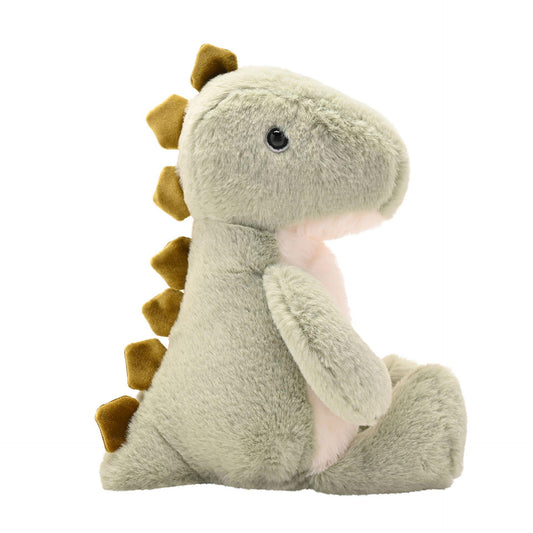 Green - Front - Tommy The Plush Green Dinosaur 30 cm