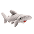Grey - Front - Harrison The Plush Grey Hamerhead Shark 35cm