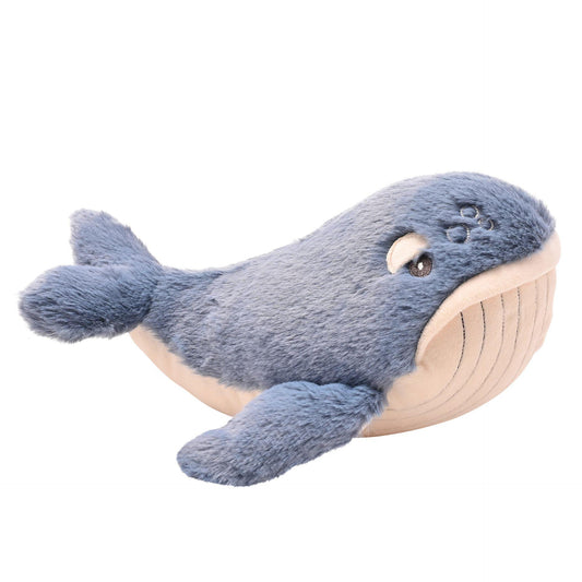 Dark Blue - Front - Wilfred The Plush Dark Blue Whale 28 cm