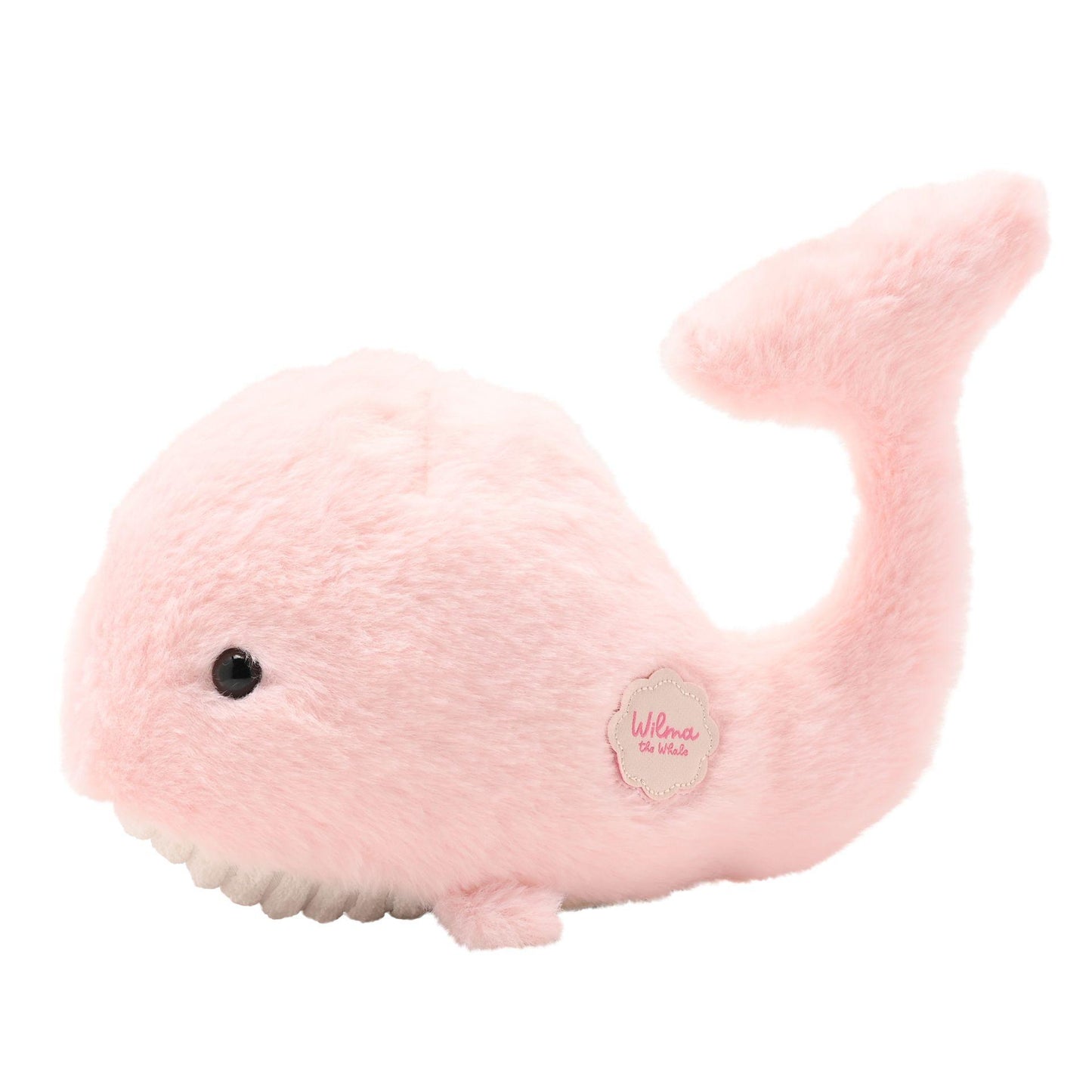 Pink - Front - Wilma The Plush Pink Whale 28 cm