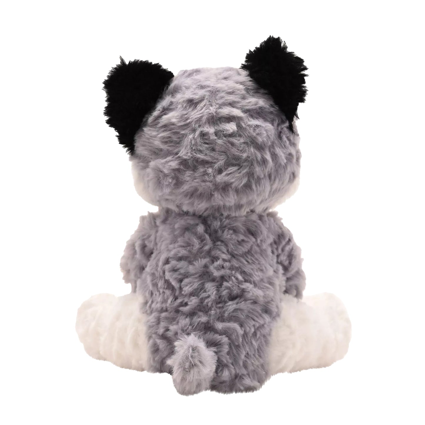 One Colour - Back - Winston The Plush Grey and White Wolf