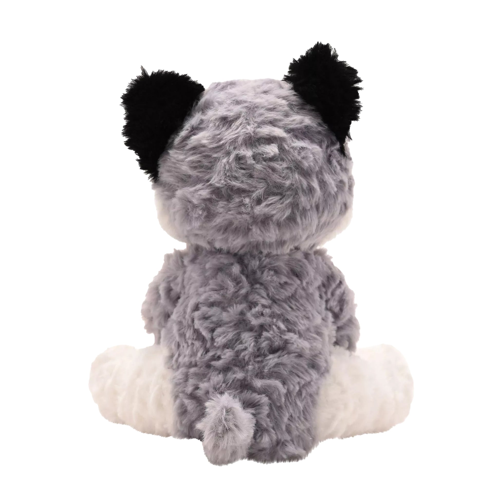One Colour - Back - Winston The Plush Grey and White Wolf