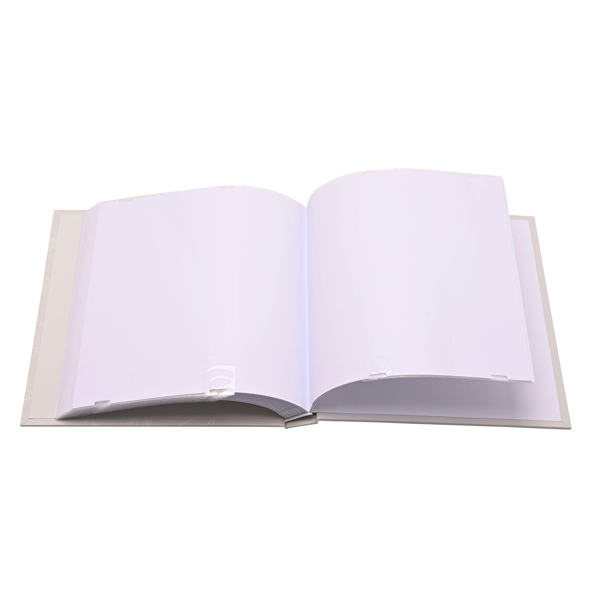 Grey - Lifestyle - Our Wedding Day' Grey Floral Photo Album 5 x 7 50 pages