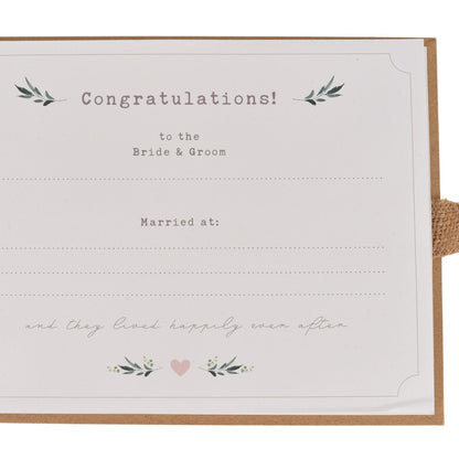 Brown - Back - Love Story Photo Album Every Love Story