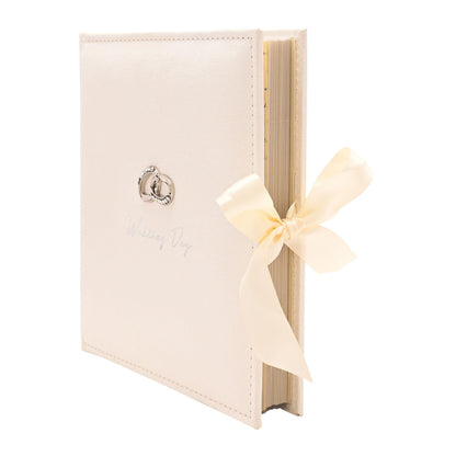 Ivory - Back - Amore Suede Wedding Album Holds 100 7 x 5 Pictures