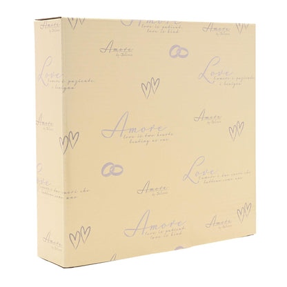 Ivory - Close up - Amore Suede Wedding Album Holds 100 7 x 5 Pictures