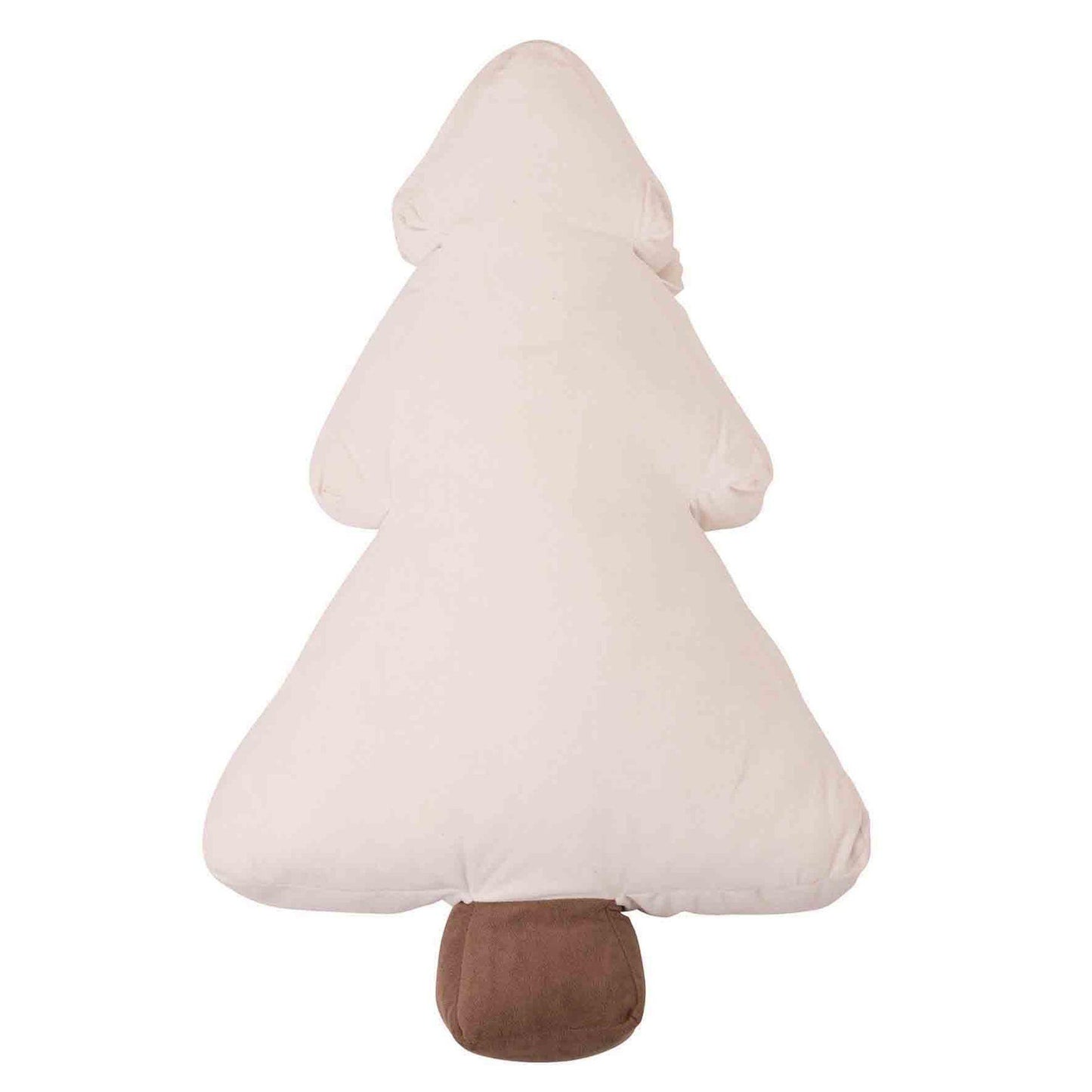 White - Side - Fabric Tree Shaped Cushion