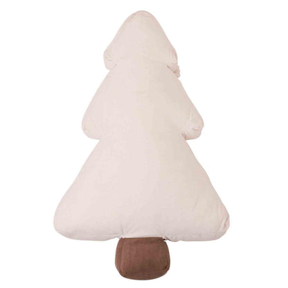 White - Side - Fabric Tree Shaped Cushion