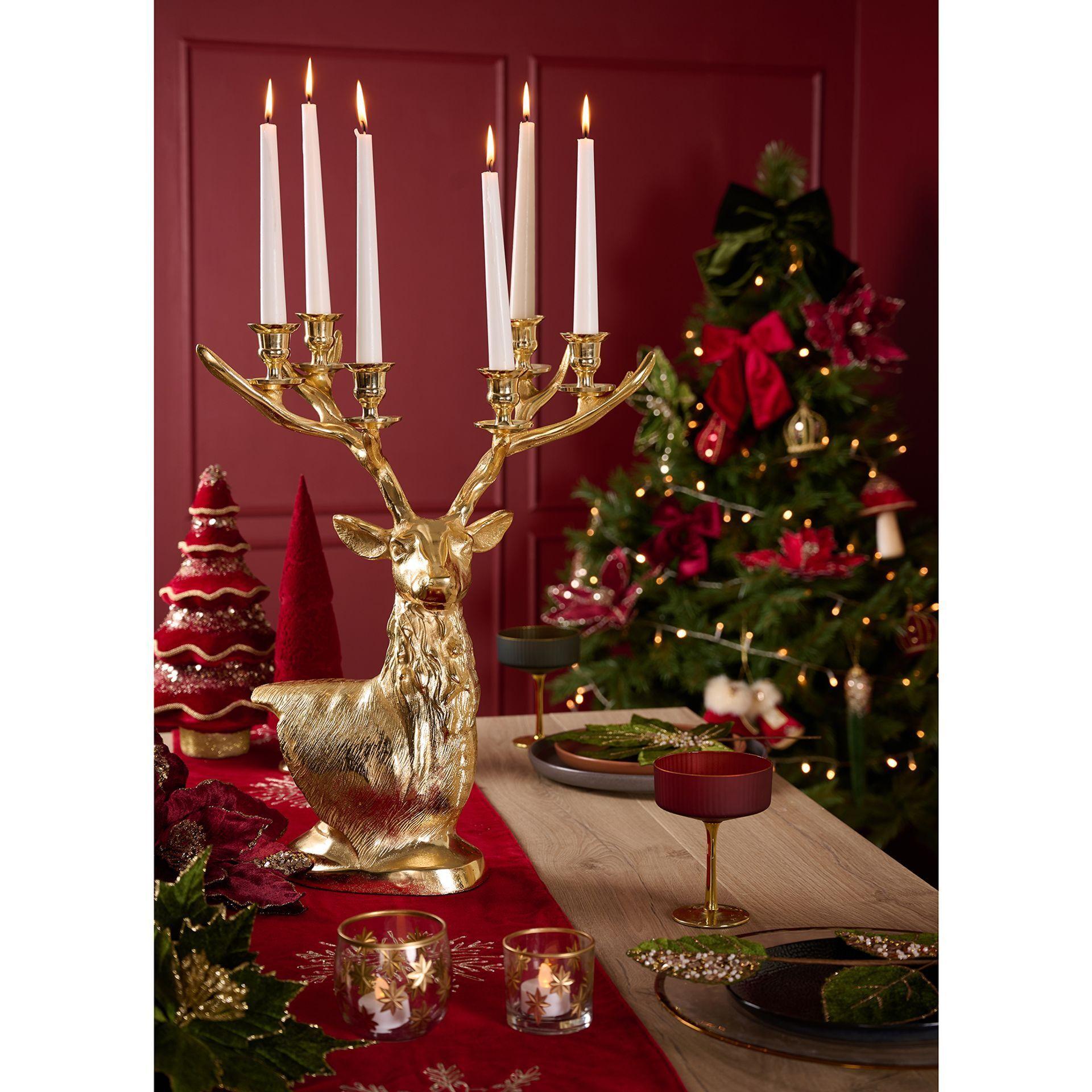 red - Back - Red Velvet Christmas Tree 35cm