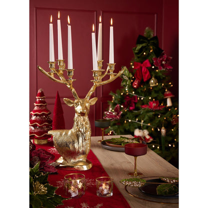 red - Back - Red Velvet Christmas Tree 35cm